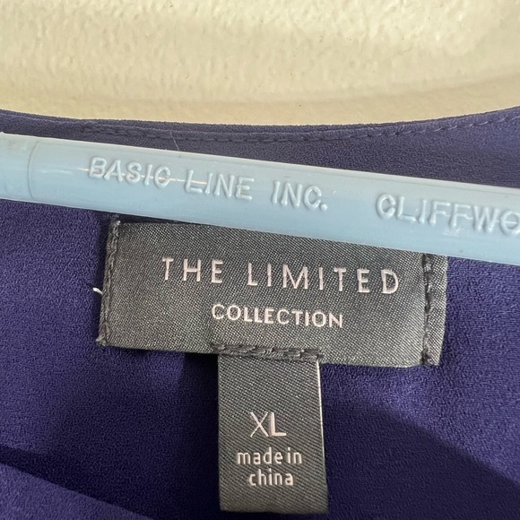 The Limited Women’s Astral Aura Asymmetrical Pleated Long Sleeve Tunic Top XL - Picture 5 of 13